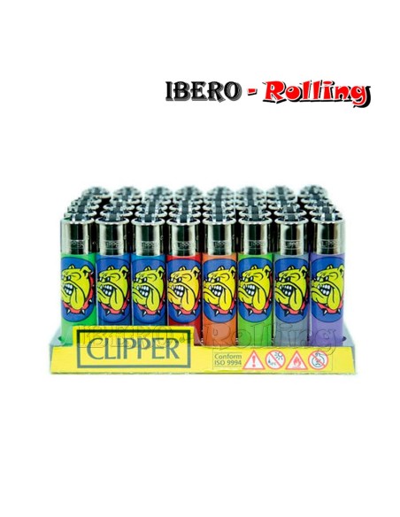 clipper licencia bulldog translucido modelo 02 caja