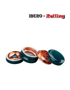 grinder Champ de porcelana 63mm de 4 partes color verde 2