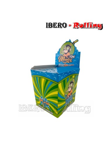 papel monkey king Blue Splash olor a Calipo 110mm con tips caja