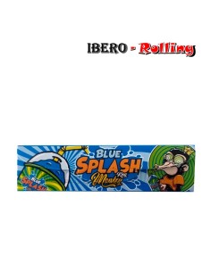 papel monkey king Blue Splash olor a Calipo 110mm con tips