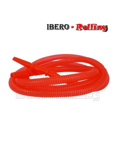 manguera shisha targard de plástico color rojo