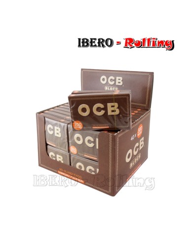 PAPEL OCB MARRÓN 300 78MM - CAJA 40 UNI