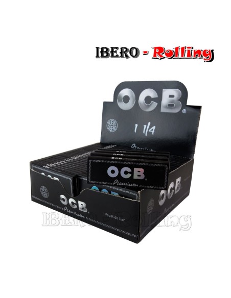 PAPEL OCB NEGRO 50 78MM - CAJA 100 UNI