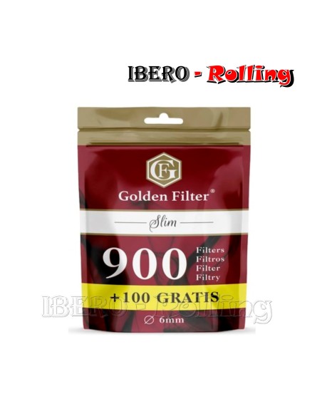 FILTROS GOLDEN FILTER 6MM BOLSA 1000 - CAJA 10 UNI