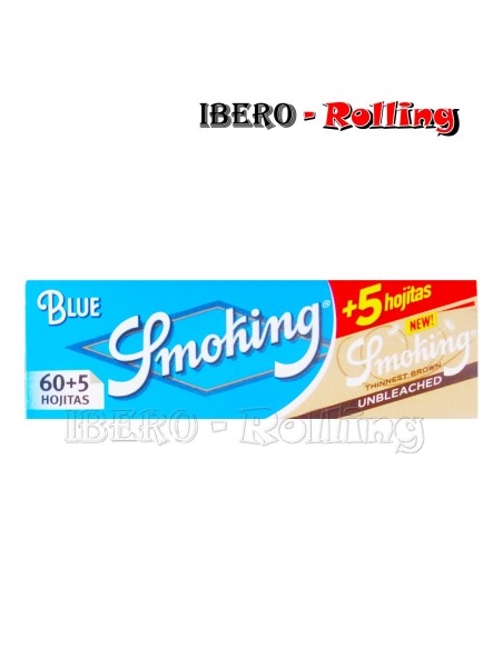 PAPEL SMOKING AZUL 60 70MM - CAJA 50 UNI
