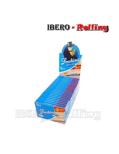 PAPEL SMOKING AZUL 60 70MM - CAJA 50 UNI