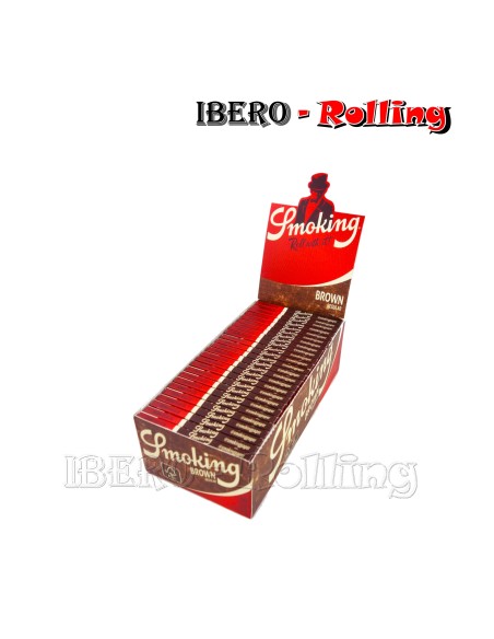 PAPEL SMOKING MARRÓN 60 70MM - CAJA 50 UNI