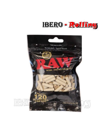 FILTROS RAW 6MM BLACK LARGO 120 - CAJA 20 UNI