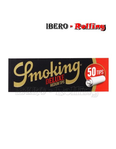 FILTROS SMOKING NEGRO TIPS 50 - CAJA 50 UNI