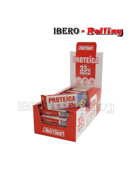 BARRITA PROTEINA NUTRISPORT COOKIES CAJA