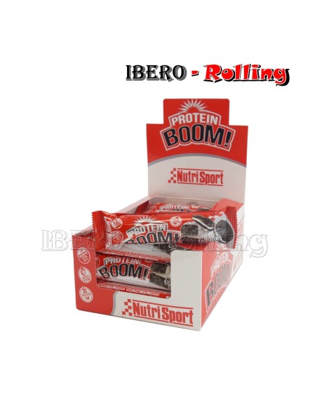 BARRITA PROTEINA NUTRISPORT COOKIES CREAM CAJA