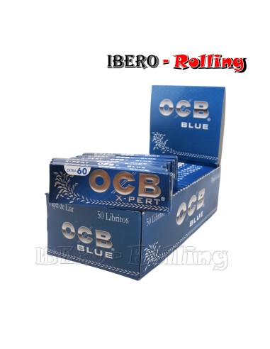 PAPEL OCB AZUL 60 70MM - CAJA 50 UNI