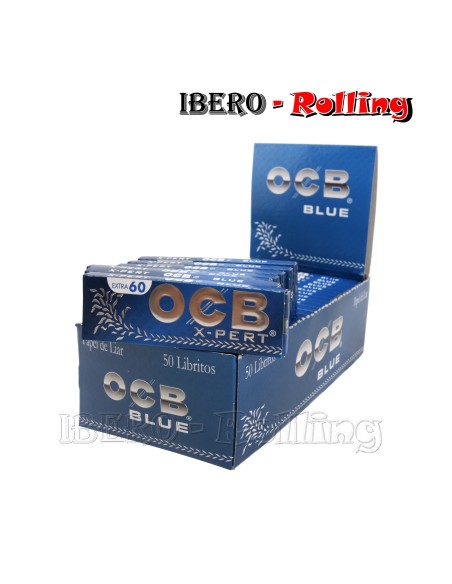 PAPEL OCB AZUL 60 70MM - CAJA 50 UNI