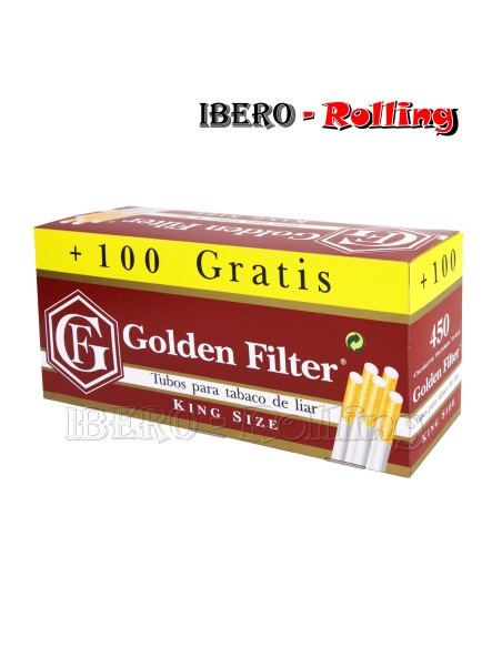 TUBOS GOLDEN FILTER 550 TUBOS - CAJON 20 UNI