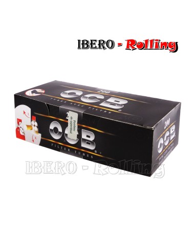 TUBOS OCB NEGRO 200 TUBOS - CAJON 50 UNI