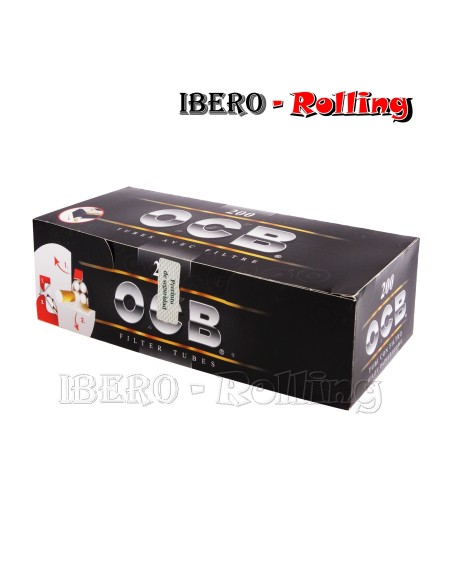 TUBOS OCB NEGRO 200 TUBOS - CAJON 50 UNI
