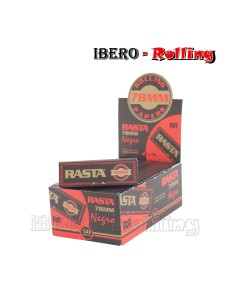 PAPEL RASTA NEGRO 50 78MM - CAJA 50 UNI 2