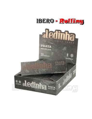 Papel Aledinha Prata medium size 78mm caja