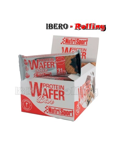 Barrita Proteinas Nutrisport Wafer Chocolate 12 Gr caja