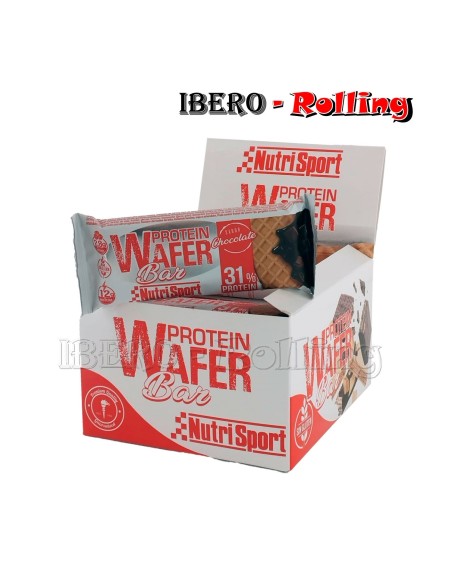 Barrita Proteinas Nutrisport Wafer Chocolate 12 Gr caja