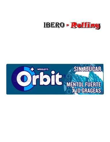 CHICLES ORBIT GRAGEA MENTA FUERTE - CAJA 30 UNI