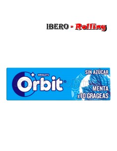 CHICLES ORBIT GRAGEA MENTA - CAJA 30 UNI