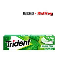 CHICLES TRIDENT LÁMINA HIERBABUENA - CAJA 24 UNI