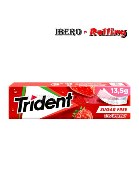 CHICLES TRIDENT LÁMINA FRESA SABOR - CAJA 24 UNI