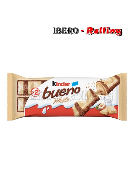 KINDER BUENO CHOCOLATE BLANCO 43G - CAJA 30 UNI