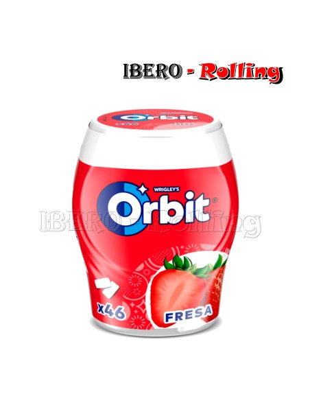 CHICLES ORBIT GRAGEA FRESA- CAJA 6 UNI