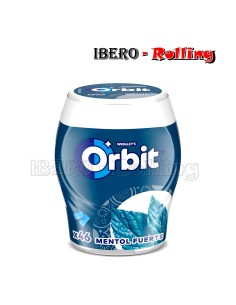CHICLES ORBIT GRAGEA MENTOL FUERTE- CAJA 6 UNI