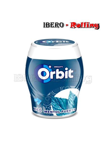 CHICLES ORBIT GRAGEA MENTOL FUERTE- CAJA 6 UNI