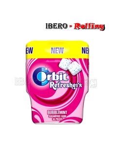 CHICLES ORBIT REFRESHERS BUBBLEMINT - CAJA 6 UNI