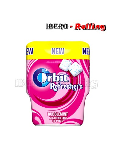 CHICLES ORBIT REFRESHERS BUBBLEMINT - CAJA 6 UNI