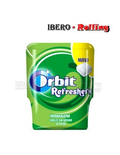 CHICLES ORBIT REFRESHERS HIERBABUENA- CAJA 6 UNI