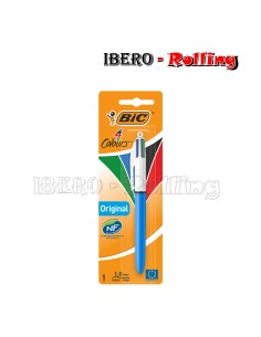BOLIGRAFO MARCA BIC 4 COLORES ORIGIN 1 UNIDAD