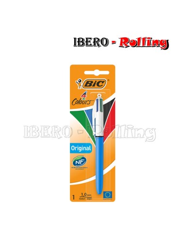 BOLIGRAFO MARCA BIC 4 COLORES ORIGIN 1 UNIDAD
