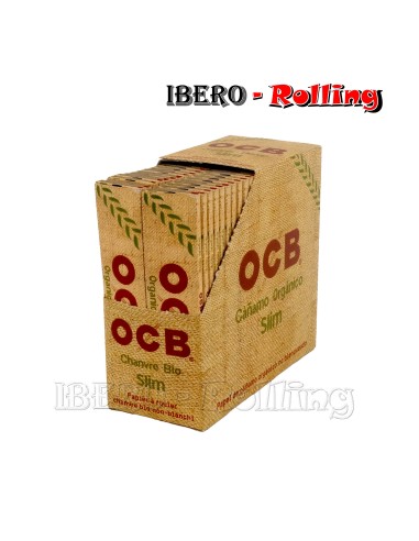 PAPEL OCB CAÑAMO LARGO 32 110MM + TIPS - CAJA 32 UNI