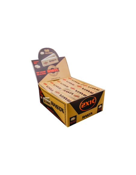 FILTROS RASTA CARTON MARRON 50 FILTROS - CAJA 50 UNI