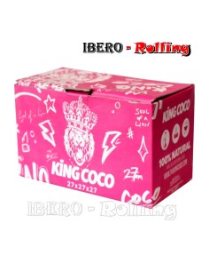 CARBON KING COCO CUBOS PINK 1KG 27MM - CAJA 1 UNI