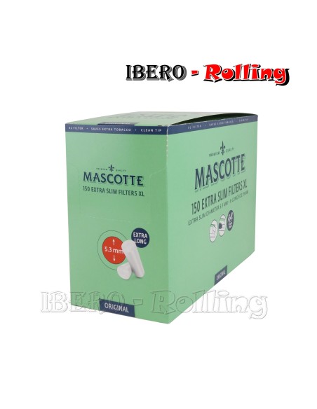 FILTROS MASCOTTE LARGO 5,3MM 150 FILTROS - CAJA 20 UNI