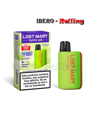 C.RECARGABLE LOST MARY KIT DOBLE APPLE 20MG-CAJA 10UNI