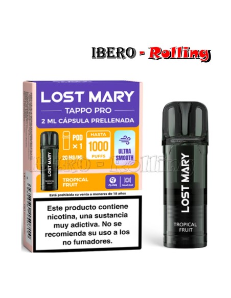 CÁPSULA LOST MARY FRUTA TROPICAL 20MG-CAJA 10UNI