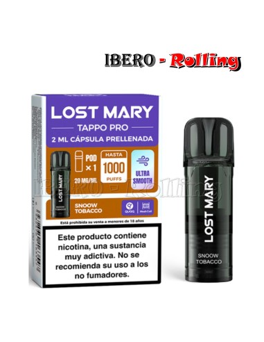 CÁPSULA LOST MARY TABACO 20MG-CAJA 10UNI