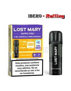 CÁPSULA LOST MARY TRIPLE MANGO 20MG-CAJA 10UNI