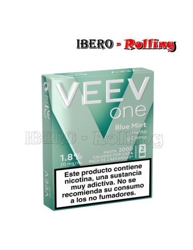 CÁPSULA VEEV NOW 20MG MENTA - CAJA 10 UNI