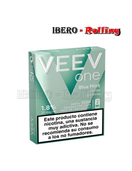 CÁPSULA VEEV NOW 20MG MENTA - CAJA 10 UNI