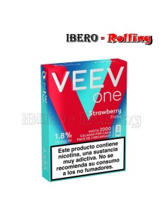 CÁPSULA VEEV NOW 20MG FRESA - CAJA 10 UNI