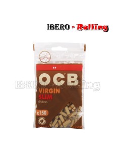 FILTROS OCB 6MM VIRGIN BOLSA 150 - CAJA 10 UNI