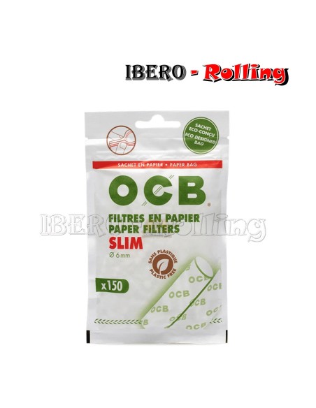 FILTROS OCB PAPEL 6MM BOLSA 150 - CAJA 50 UNI